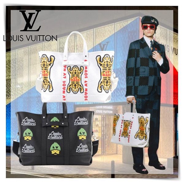 22SS 新作ルイヴィトン トロリートート 偽物 NIGO ビッグ 2色 M59366